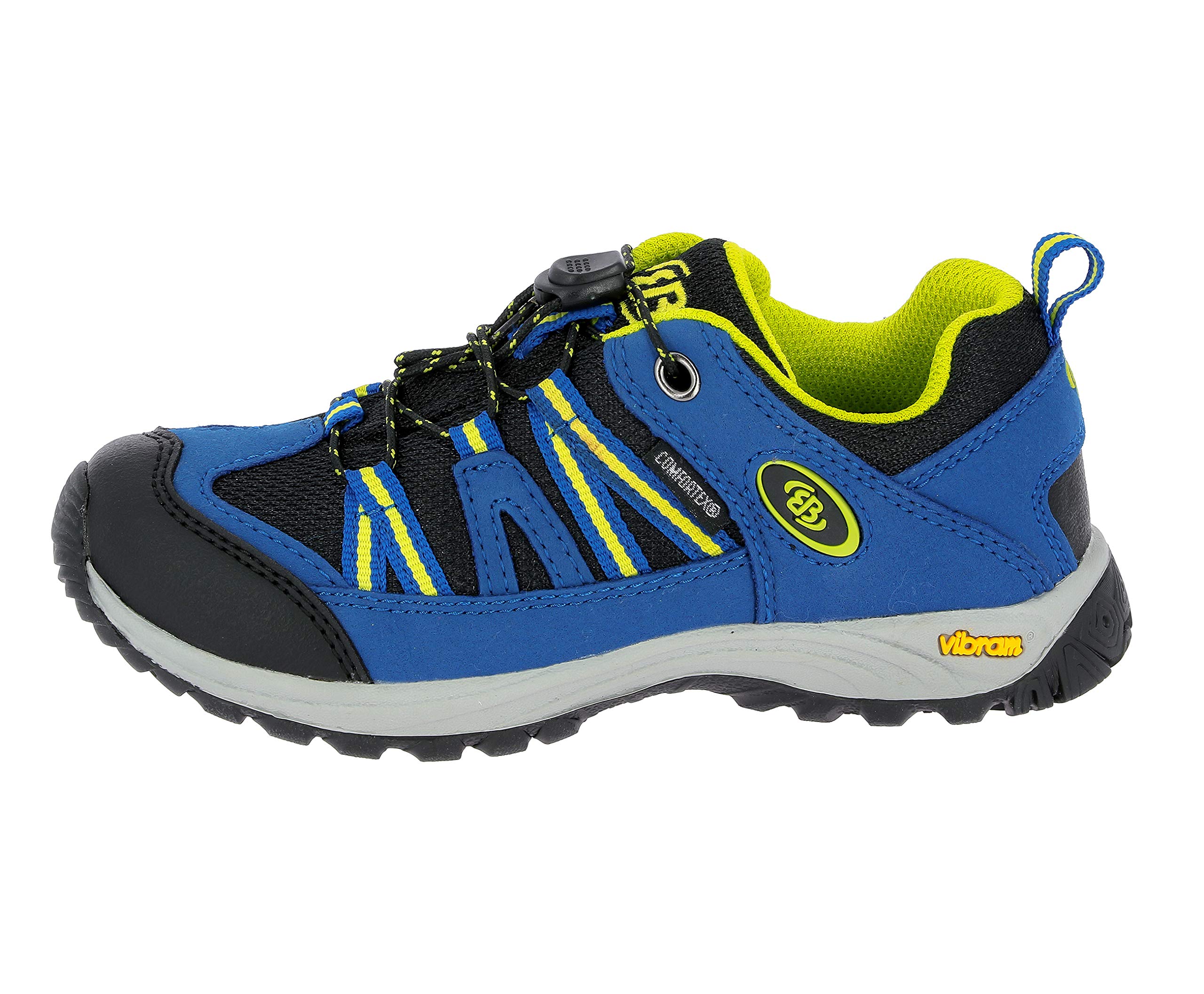 Brütting Unisex Kinder Ohio Low Trekking-& Wanderhalbschuhe, Blau Schwarz Lemon, 31 EU