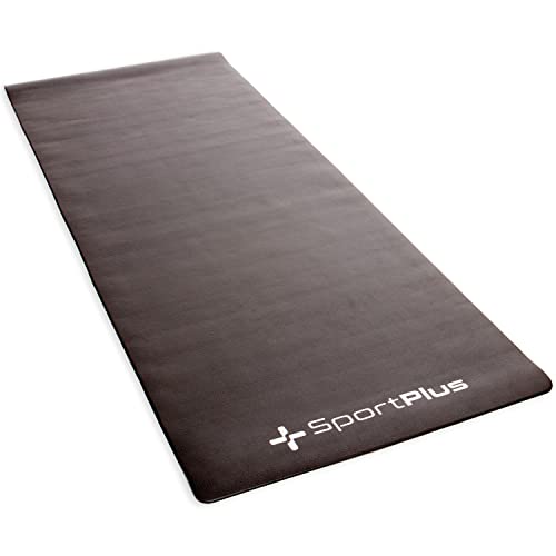 SportPlus Bodenschutzmatte für Heimtrainer, Crosstrainer, Rudergeräte, Laufbänder - schadstoffgeprüft & strapazierfähig, 226x90cm