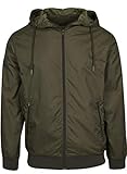 Build Your Brand Herren Windrunner Jacke, per pack Grün (Olive/Olive 00834), XXXXX-Large (Herstellergröße: 5XL)