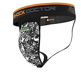 Shock Doctor Herren mit Hardcup Supporter, Grau, XL