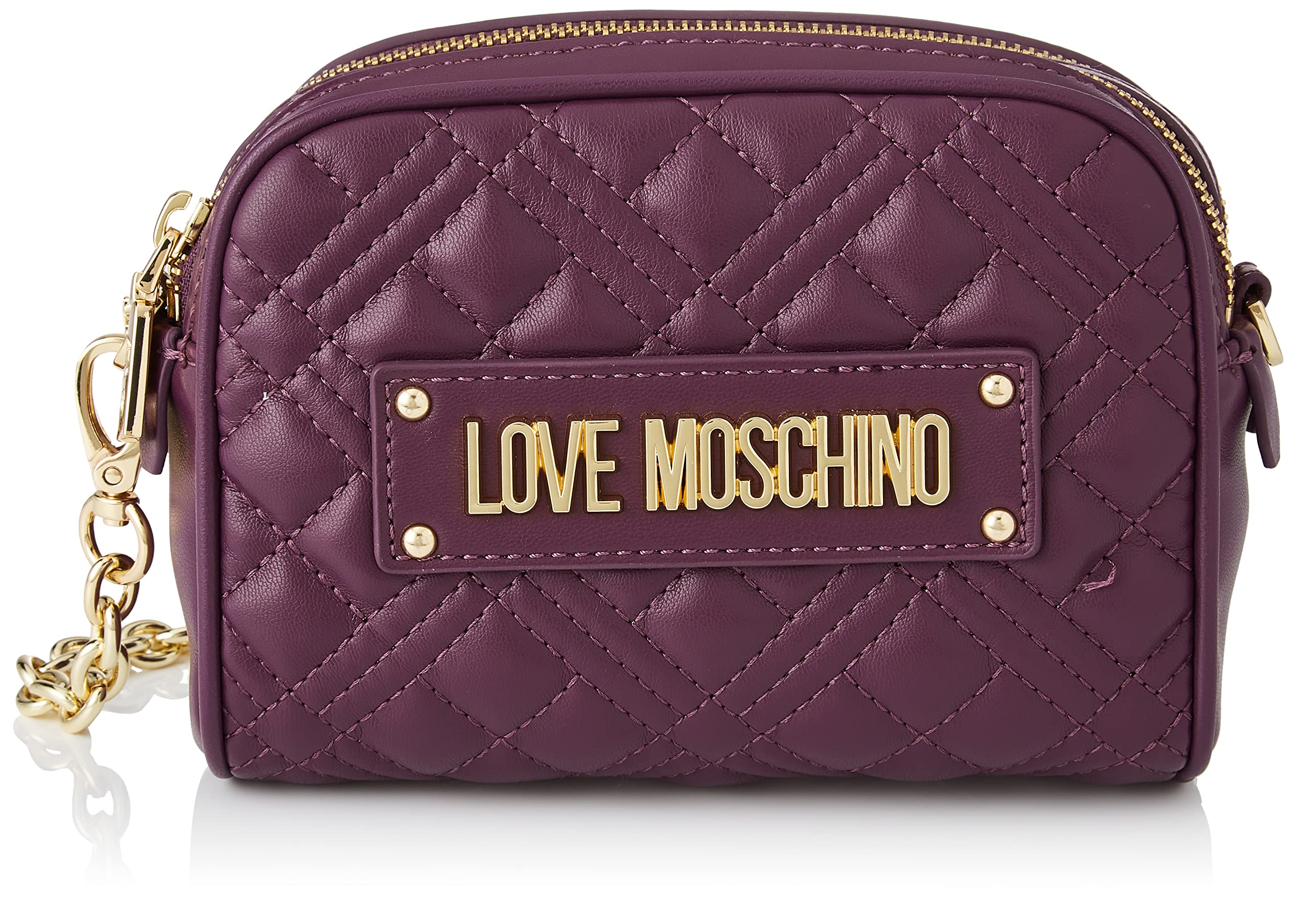 Love Moschino Damen Borsa Quilted Pu Viola Umhngetasche, violett