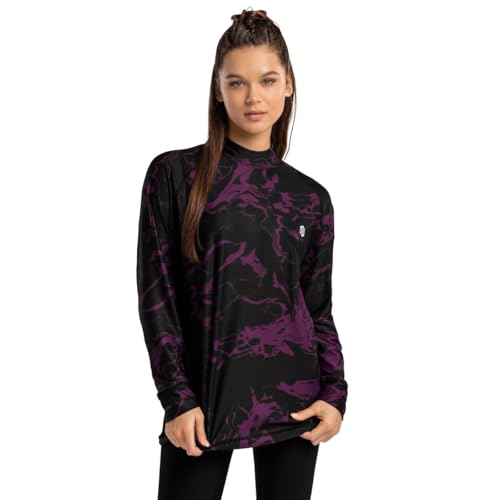 SIROKO - Thermo Shirt für Schnee für Damen Slush-W Grape - L - Schwarz/Traube