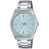 Casio Armbanduhr in Unisexgröße Timeless Hellblau MTP-1302PE-2AVEF