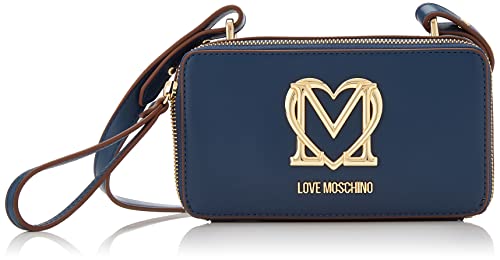 Love Moschino Damen Jc4411pp0fkq0750 Umhängetasche, blau, Einheitsgröße