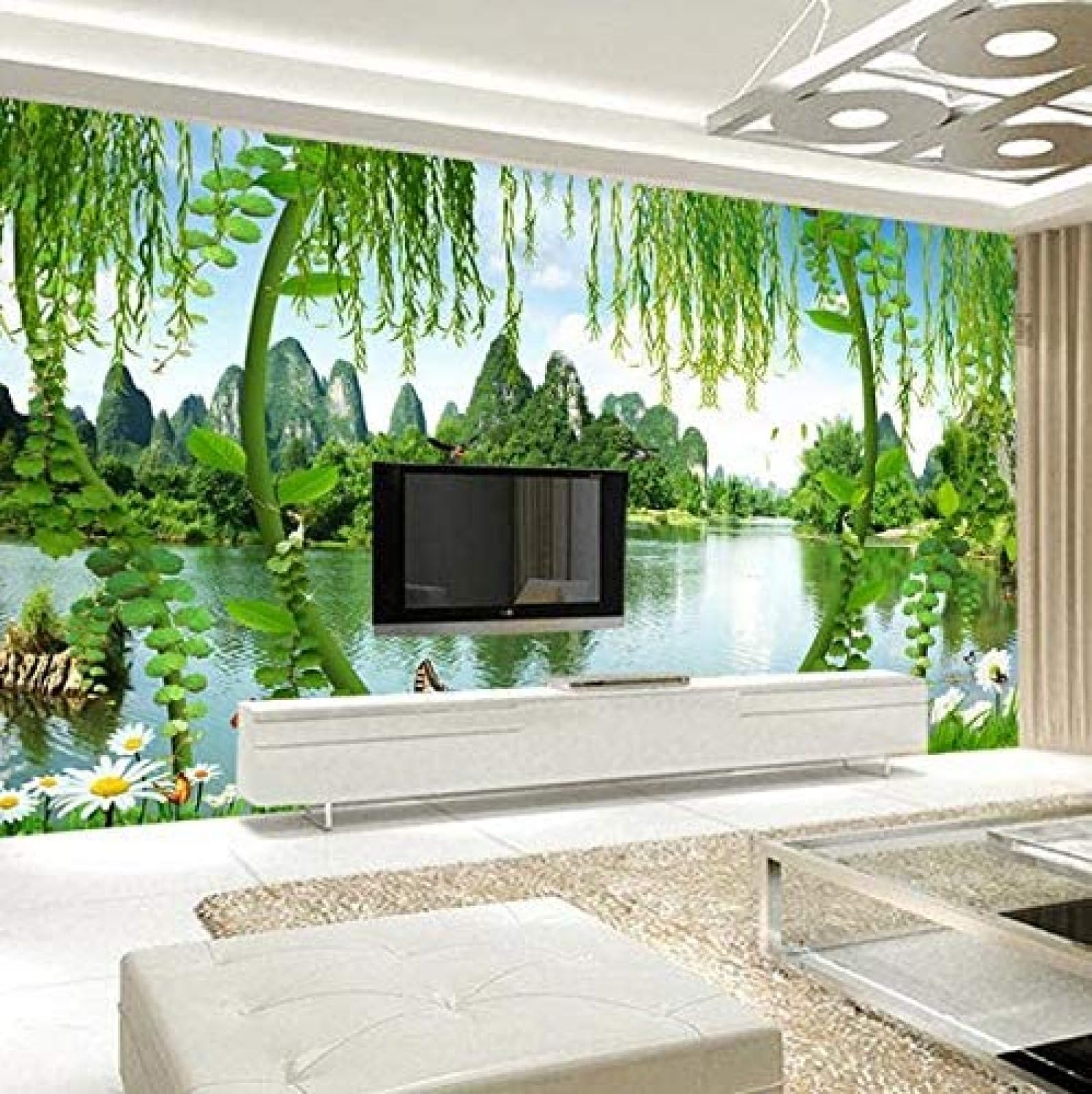 Restaurant Tapete Moderne Minimalistische 3D Tapete 3D Ansicht Wohnzimmer Tv Hintergrund Fototapete TV Wandbild Tapete Wanddekoration fototapete 3d Vlies wandbild Schlafzimmer-150cm×105cm