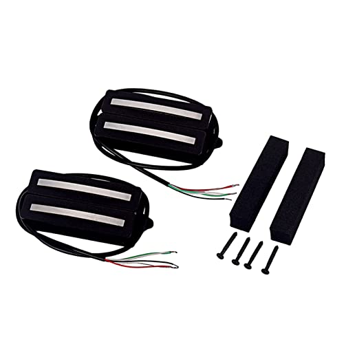 ZENGXUE Hot Rails Double Coil Humbucker Pickup Für E-Gitarren Teile Zubehör Humbucker Tonabnehmer Set