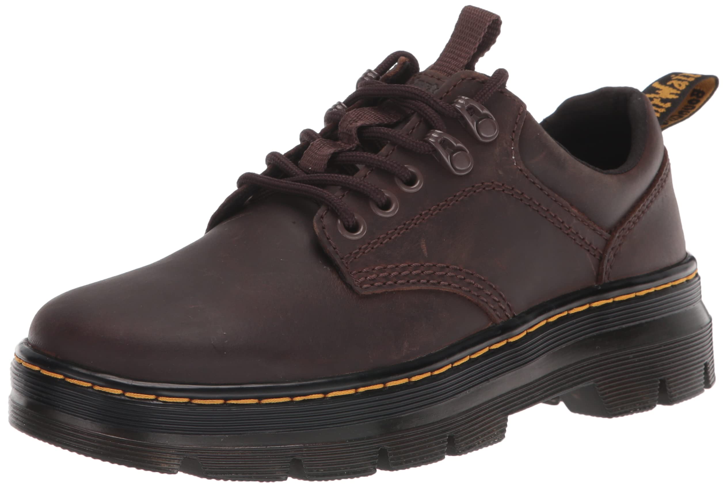 DR. MARTENS Herren Reeder Leather Sneaker, Gaucho Crazy Horse, 42 EU