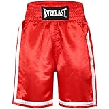 Everlast Männer Sport Boxen Hose Competition Boxing Shorts, Rot/Weiß, L