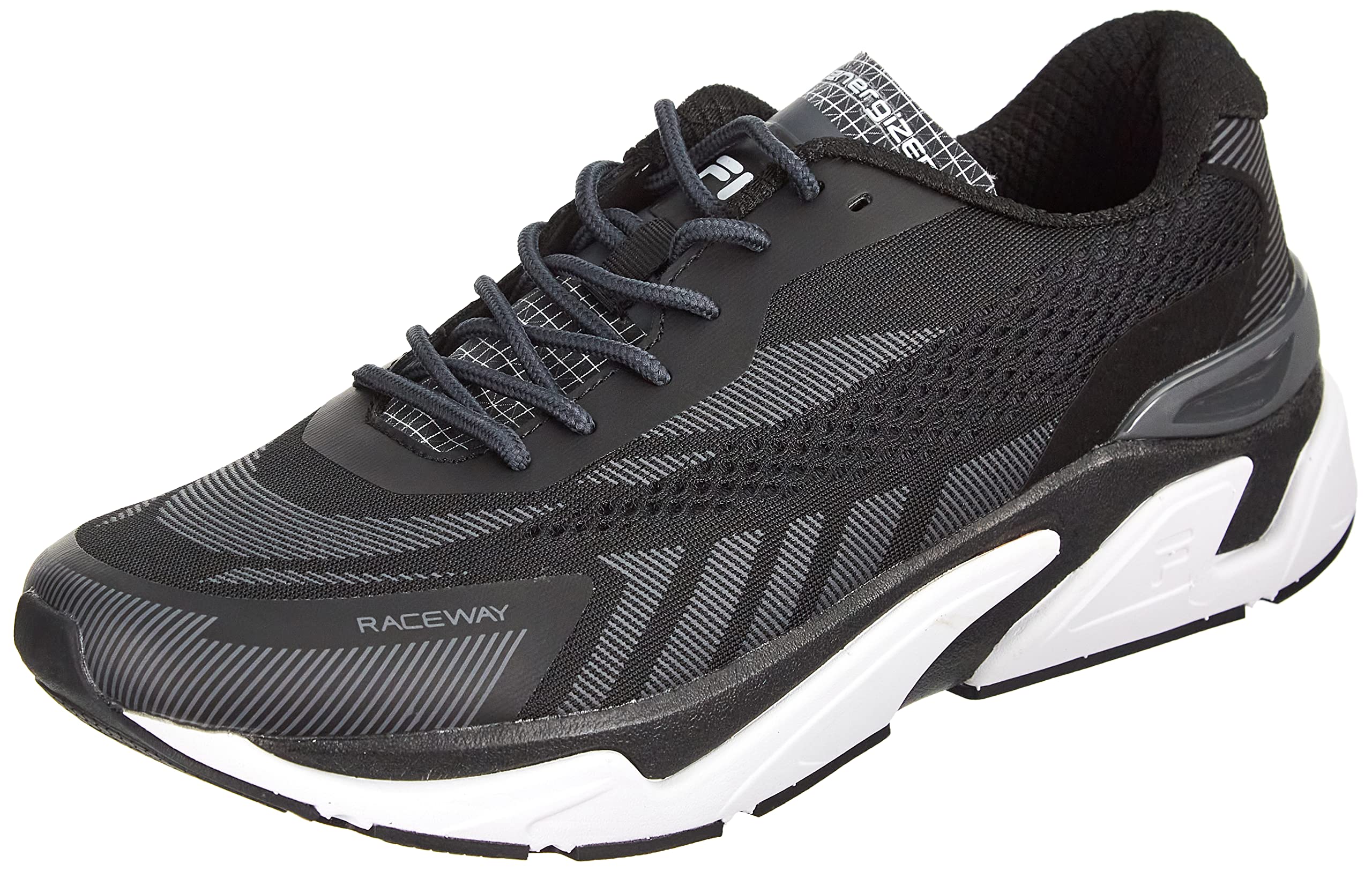 FILA Herren Raceway Laufschuh, Black, 40 EU Schmal