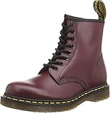 Dr. Martens 1460 Smooth 59 Last WHITE, Unisex-Erwachsene Combat Boots, Rot (1460 Smooth 59 Last CHERRY RED), 38 EU