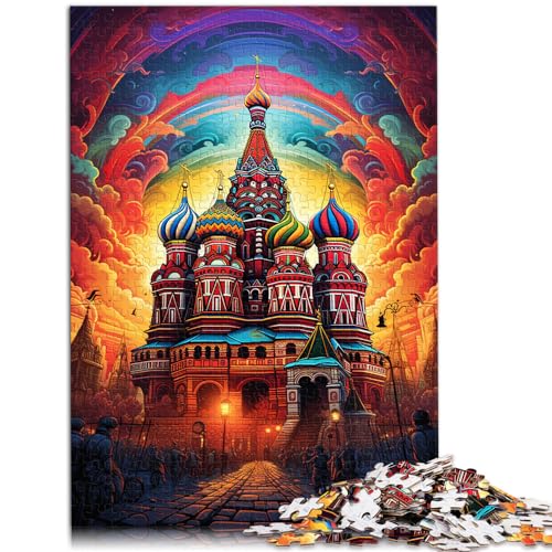 Puzzle zum Verschenken, Russland, Rotes Quadrat, 1000 große Teile, Puzzle für Erwachsene, Holzpuzzle, tolles Geschenk für die ganze Familie, 1000 Teile (50 x 75 cm)