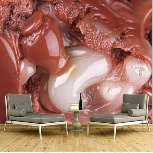 Dreidimensionale Jadeit Sexy Schönheit Jade Schnitzerei 3D Tapete Poster Restaurant Schlafzimmer Wohnzimmer Sofa TV Dekorative Wand-350cm×256cm