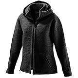 Mufflon Damen Wolljacke Mu- Jula W300 Anthra dunkelgrau - XL