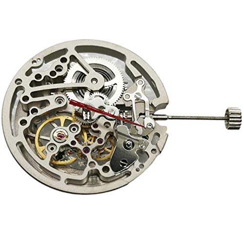 Bdfhjln Ersatz-Uhrwerk für Uhr, Skelett, automatisch, mechanisch, hohl, für TY2809, Uhren-Reparaturwerkzeug, Werkzeug, silber