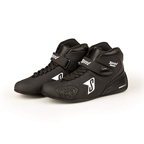 Speed Kartschuhe Rome KS-4 schwarz-Weiss (37)