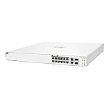 HPE Networking Instant On-Switch-Serie 1960 – Intelligent verwalteter Layer 2+-Ethernet-Switch mit 12-Port mGig und 480-W-PoE | 8X 1G, 4X 2.5G | 2X 10GBase-T, 2X SFP+ | EU-Kabel (S0F35A#ABB)