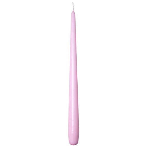 Premium Spitzkerzen Rosa, Ø 22 x 280 mm, 24 Stück - Brenndauer ca. 10 Std.