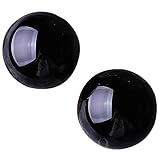 SchAan Qi Gong Kugeln Massagebälle Baoding Bälle Natürlicher Schwarzgold-Obsidian Baoding Healthy China Stress-Gymnastikball-Handwerksserie(Color:28mm,Size:)