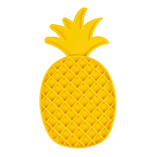 duvoplus Leckmatte, Ananas, 30 x 16 x 1 cm, Gelb