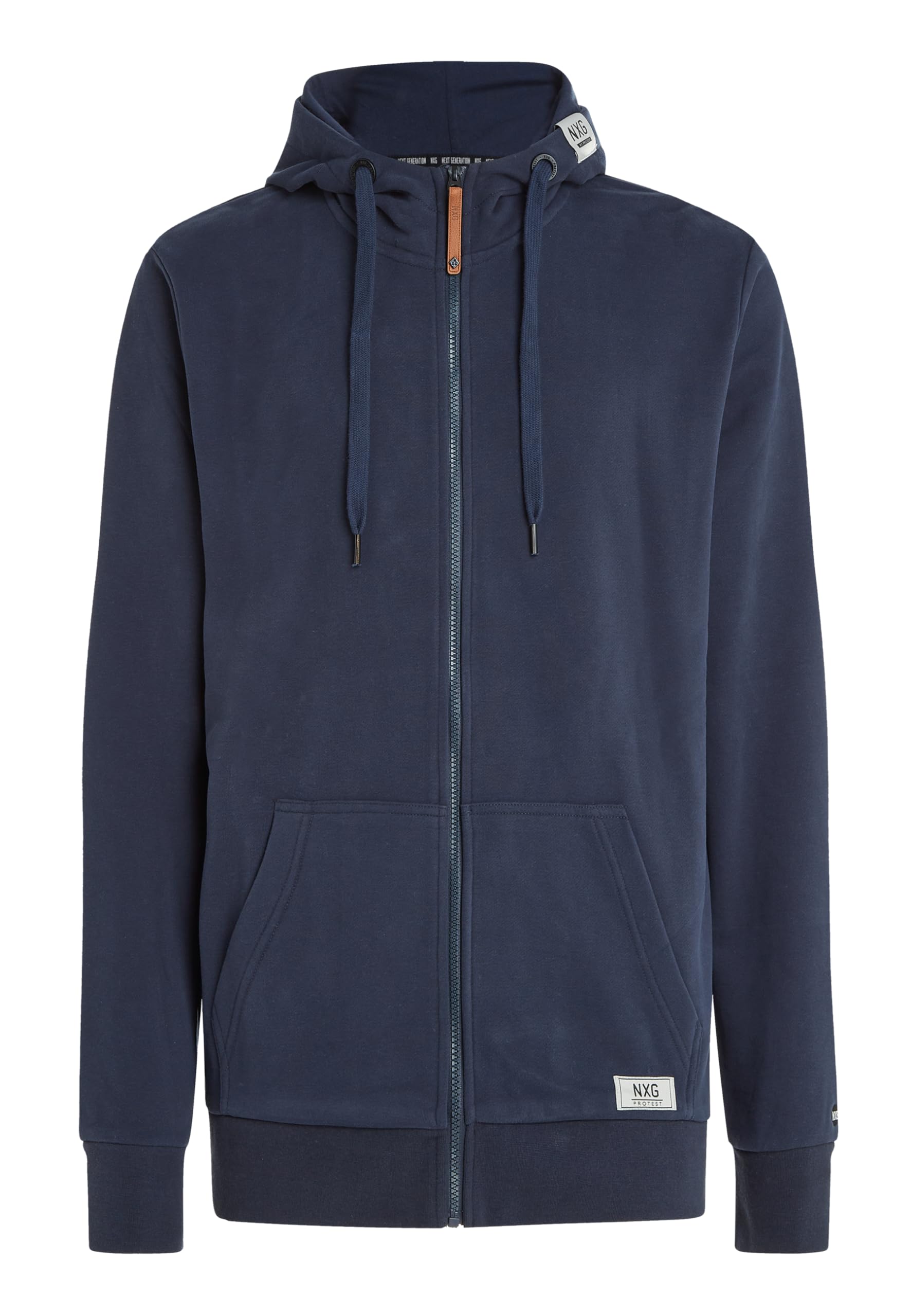 Protest Men Full Zip Hoodie NXGOLLIE Night SkyBlue L