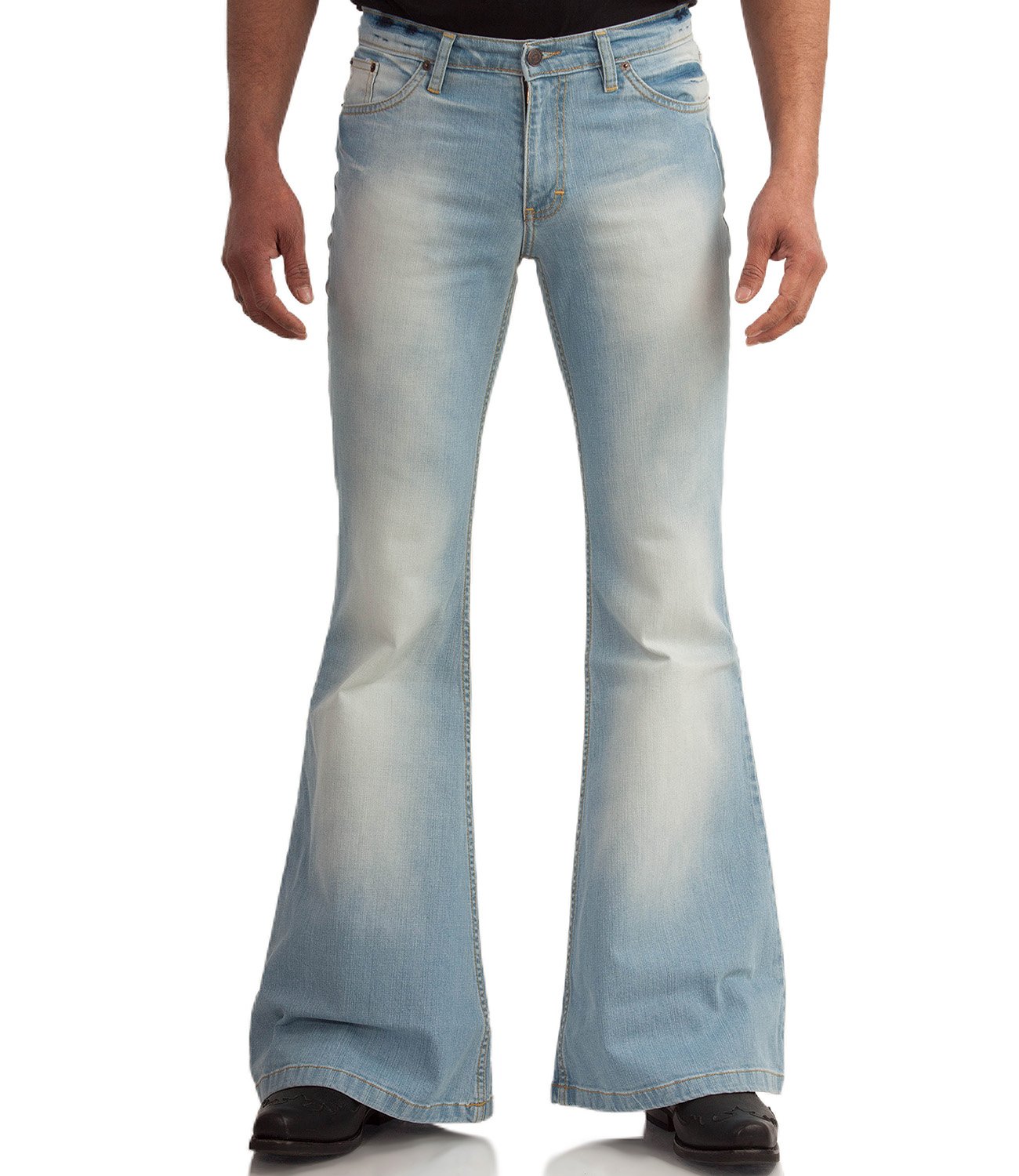 Comycom Herren Jeansschlaghose Star Bright super Used 33/36