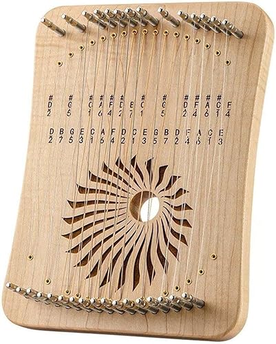 17 Saiten Fingerspiel Saiten Harfe Lyre Tragbare Harfe Musical Keyboard Instrument Daumen Klavier Lyre Harfe Holz Marimba Instrument