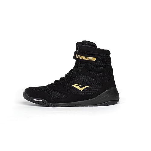 Everlast Elite V2 Black 11 Boxschuhe - Ihr ultimativer Trainingsbegleiter für Exzellenz und Haltbarkeit Boxschuhe, Elite 2 Schuhe, Trainingsschuhe, 44.5 EU