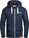 Grin&Bear Herren Kapuzenpullover Navy, L, GEC022