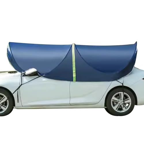 Auto Vorzelt Camping, Auto-Markise, Auto-Sonnenschutzzelt, Autozelt, einfach zu verstauen, geeignet for eine Vielzahl von Automodellen(Blue,Small)