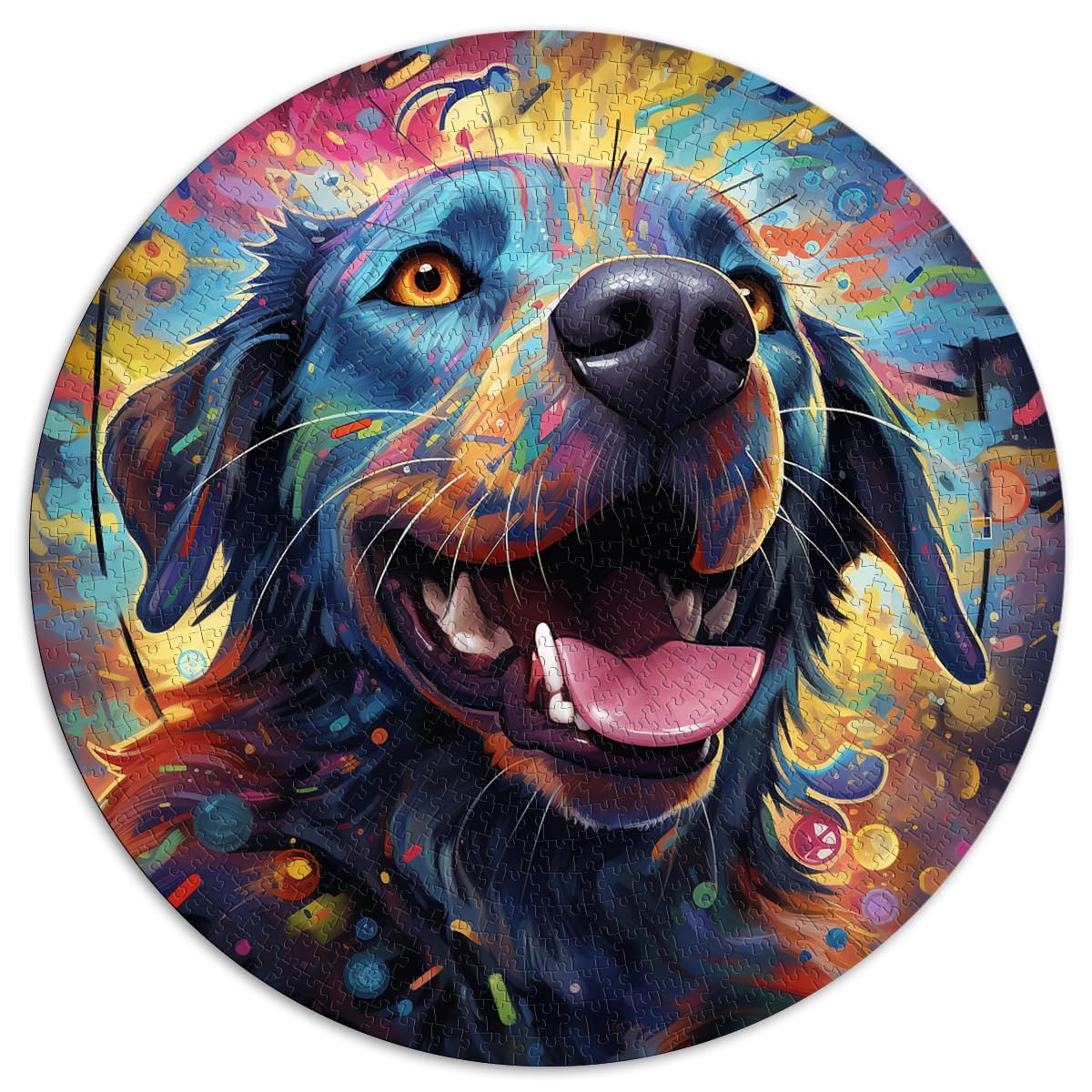 Puzzle | Puzzles mit Hund, 1000 Puzzles für Erwachsene, 67,5 x 67,5 cm, Puzzles, Geschenke, Familienspiel, Stressabbau, schwieriges Herausforderungspuzzle