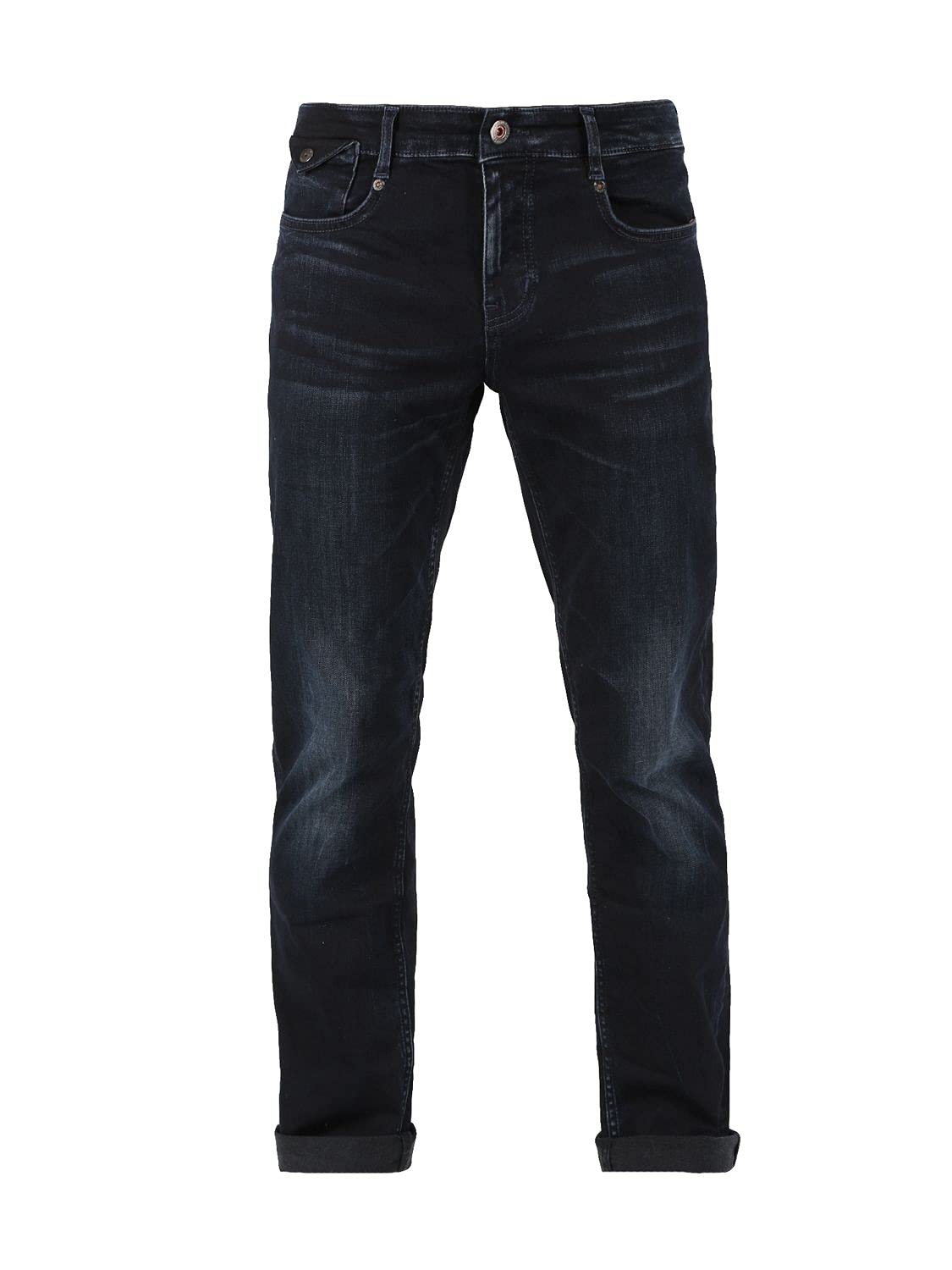 M.O.D. Herren Jeans Joshua - Comfort Fit - Blau - Medellin Blue W28-W40 83% Baumwolle Stretch Herrenjeans, Größe:33W / 30L, Farbvariante:Medellin Blue 3390