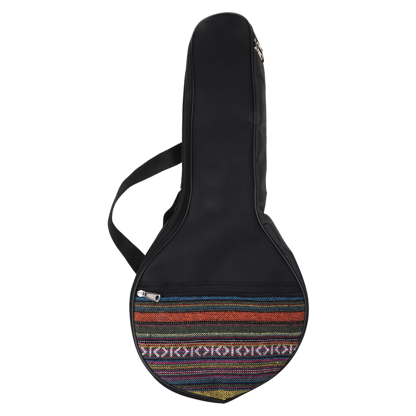 MEELYHOME Banjo-Tasche mit 4 Saiten, 63,5 cm, Ethno-Stil, Musik-Ukulele für Koffer, Rückseite aus Baumwolle