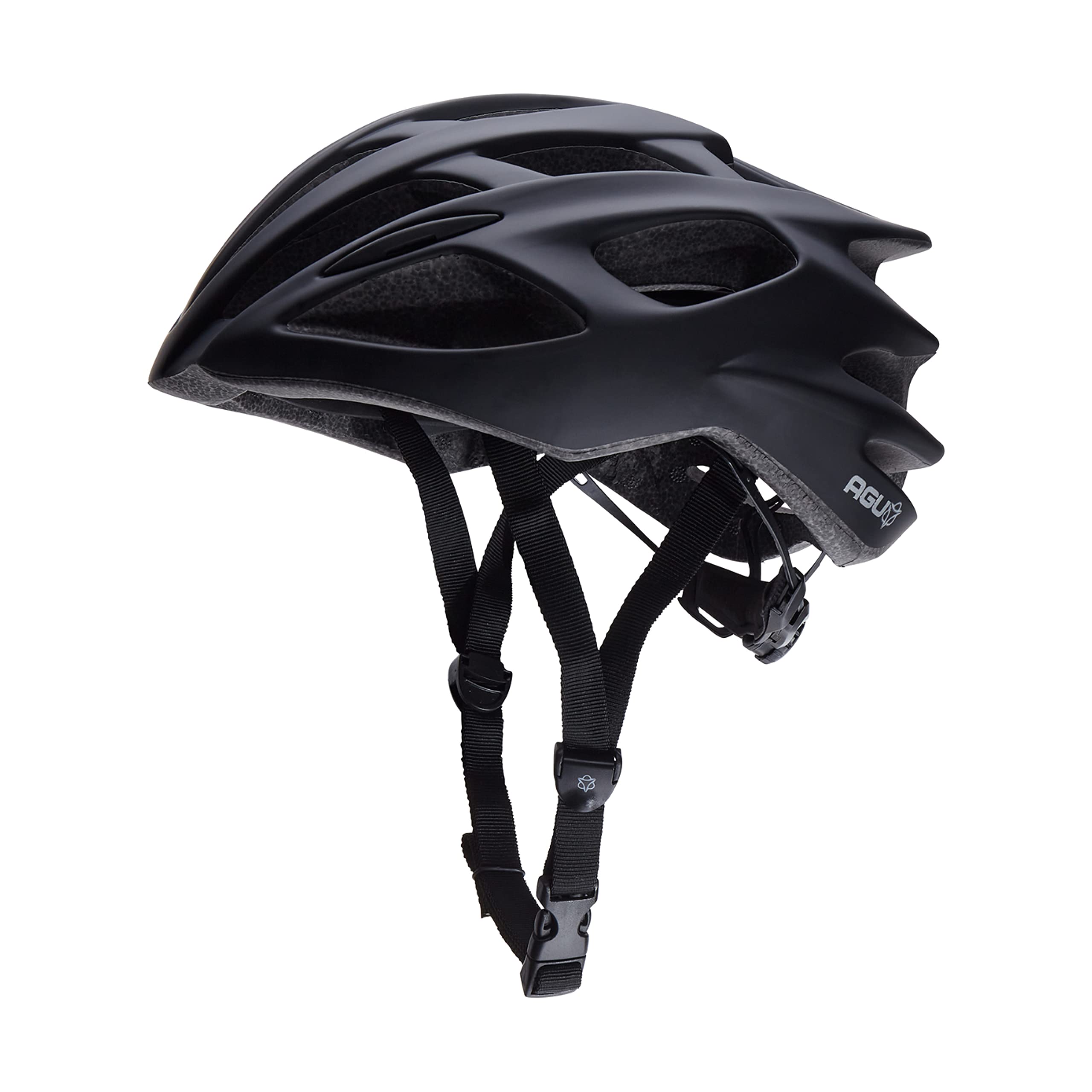 Agu Unisex-Adult 895965 Fahrradhelm, Schwarz, S/M