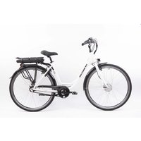 F.lli Schiano Women's E-Moon E-Bike, Weiss, 49cm