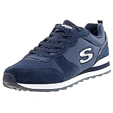 Skechers Damen retros-og 85-gold gorl sneakers, Navy Suede Mesh Nylon Silver Trim Nvy, 36 EU