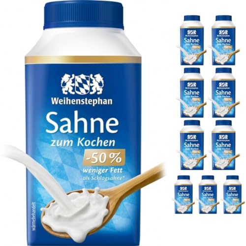 Weihenstephan Sahne zum Kochen 250 gramm x 10 Stück [Frischegarantie]