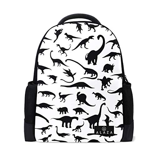 Pop-Ukulele-Rucksack 35,6 cm (14 Zoll) Laptop-Tagesrucksack, für Reisen, Schule, Schule Dinosaurs One Size