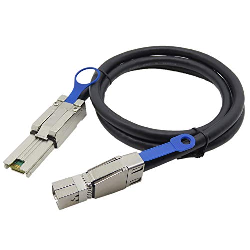 CableDeconn External HD Mini SAS SFF-8644 to SFF-8088 2M 6.6FT Kabel