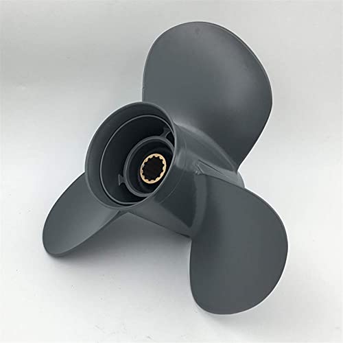 Jodriva 3-Blatt-Außenbordboot-Propellermotoren Marinepropeller Aluminiumlegierung 11 1/4x13 35-60 PS 58130-ZV5-000ZA Propeller für Außenbordmotoren