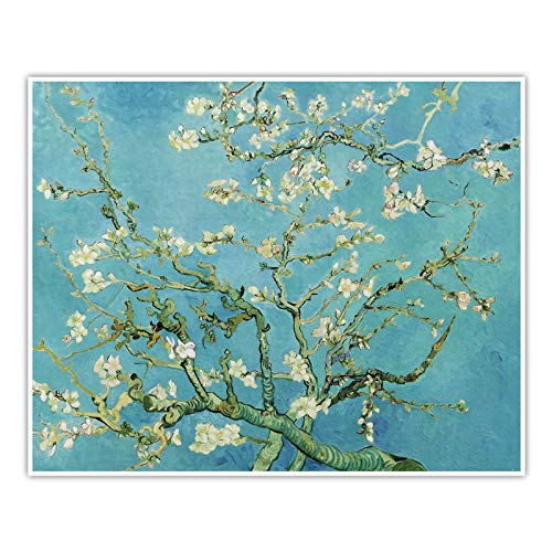 CanvasArts Mandelblüte - Vincent Van Gogh - Poster (90 x 70 cm, Poster)