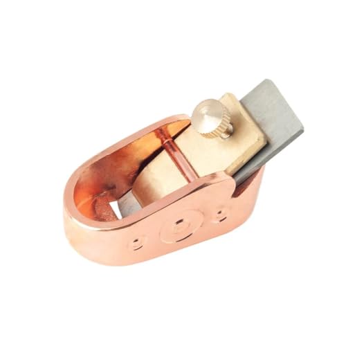 Violin Music Instrument Zubehör Holzbearbeitung Finger Flugzeug Cutter Edelstahl Gitarrenbauer Werkzeug Set Für DIY Violine Gitarre 5 Teile/satz(Color:4-Rose Gold)