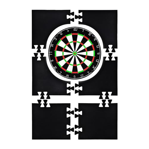 Aizuoni Dartscheibe Schutzring, Dart Wandschutz, Dart Schutzring, Dartboard-Umrandungs-Wandschutz, Dartboard-Rückwand-Umrandungs-Wandschutz, 27x40 Zoll Dartscheiben-Wandhalter, Stabile Wandschütze