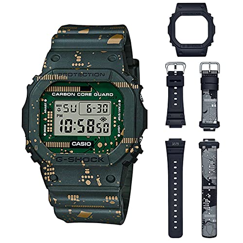 Casio G-Shock DWE 5600CC Herren Limited Edition Armeegrün Carbon Core Guard