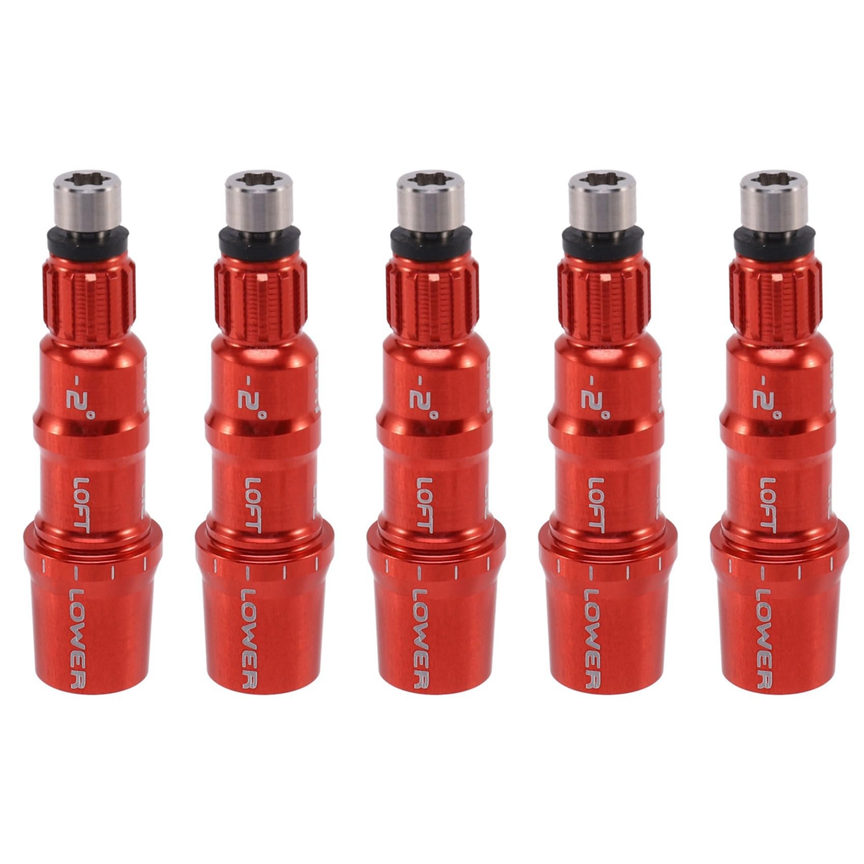 SICOSALT 5X 335 RH Golf Adapter HüLle für SIM, M1, M2, M3, M5, M6 Custom Driver Rot