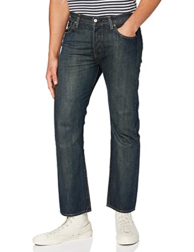 Levi's Herren Gerades Bein Jeanshosen 501 Original, Blau (Dark Clean 89), W40/L34 (Herstellergröße: W40/L34)