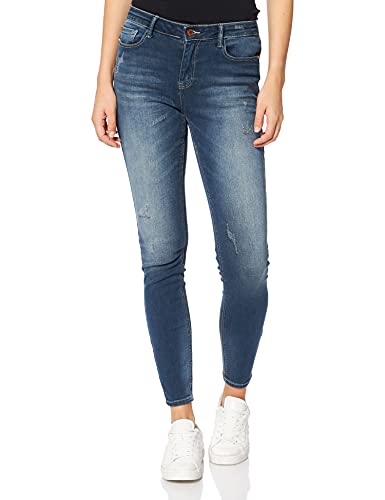 JdY Damen JDYNEWCAROLA Life RG SKN STR MB DNM NOOS Jeans, Medium Blue Denim, 28/32