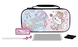 Konix Hello Kitty Gaming - Starter - Kit Zubehörpaket für Nintendo Switch, Switch Lite und Switch OLED - Tasche - Hartglas - Spielebox - Ohrhörer