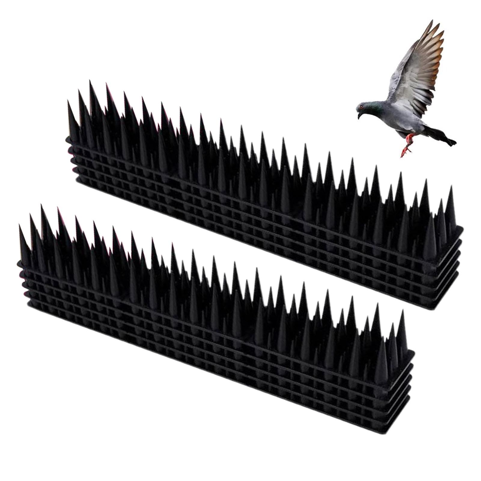 Takluu Spikes, um Vögel fernzuhalten,Vogelspikes | Anti-Vogel-Vogelschutz-Spikes, Tauben-Spikes für draußen,Vogelabwehrgerät, Vogelschutz, Diebstahlschutz, Spikes für Katzen, Eichhörnchen, kleine