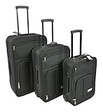 Mcallister Travel Systems 3-teiliges Trolley Kofferset Reisekoffer