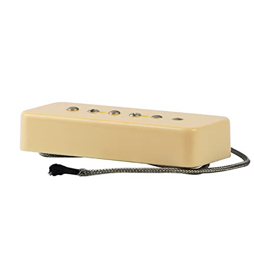 ZENGXUE Vintage Alnico 5 Neckgitarre Pickup Creme Gitarrenteile Humbucker Tonabnehmer Set